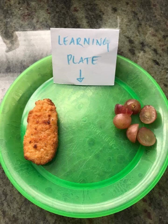 trying plate